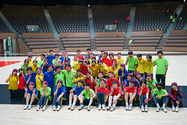 6月に行われた中学校体育祭。運営に携わった体育祭実行委員たちの集合写真