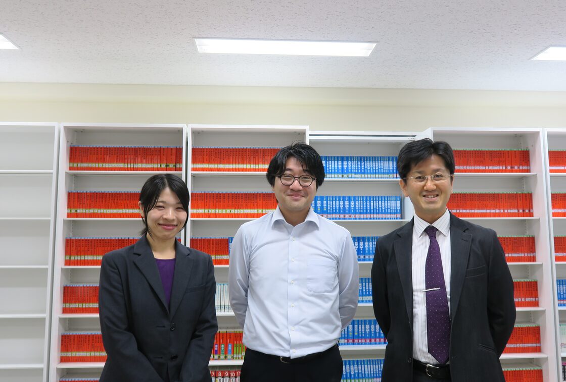 淑徳与野中学・高等学校の髙橋えり先生、横田明佳史先生、渡辺雄一先生